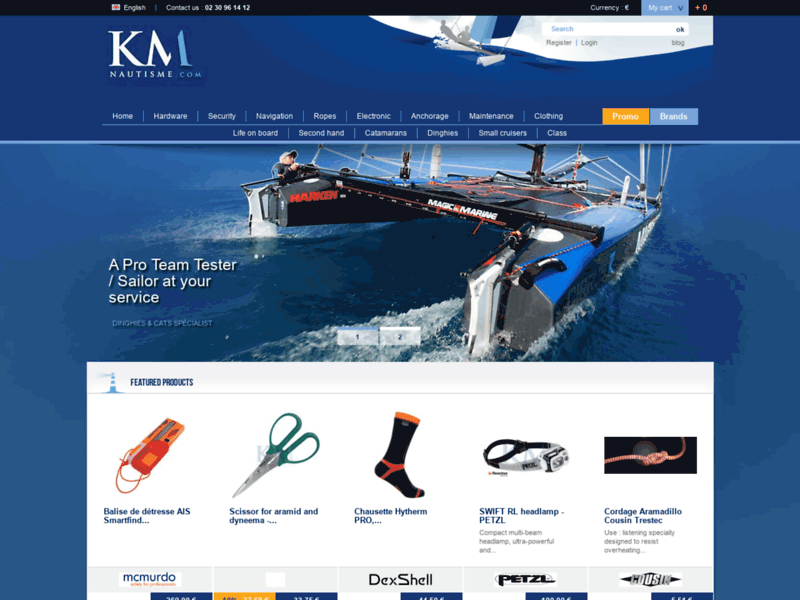 KM Nautisme - Accastillage et accessoires pour votre bateau et son équipage