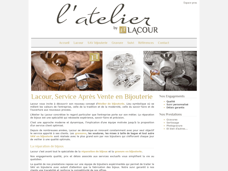 Atelier bijouterie Lacour
