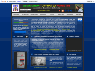 Détails : Association Tonyman la Route Tue, aide victimes d'accidents de la route