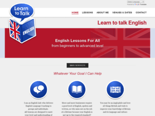 Détails : Learn to Talk English, cours d'anglais particuliers à domicile ou par internet