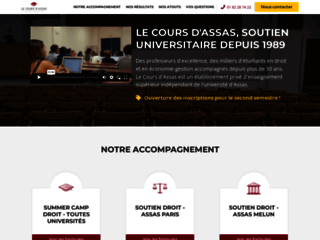 Détails : Préparer son succès en droit à Panthéon Assas - Le Cours d'Assas
