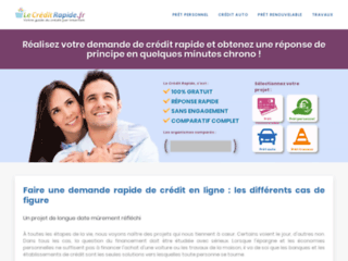 Détails : Comparer les taux de prêt personnel avec Lecreditrapide.fr