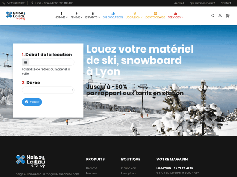 Loca Skis Location Vente Matériel Accessoires Ski Lyon