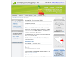 Le certificat énergétique PEB à Liège