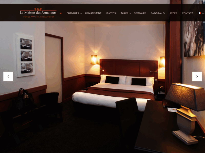 Hotel Saint Malo Intra Muros - 4 étoiles - La Maison des Armateurs
