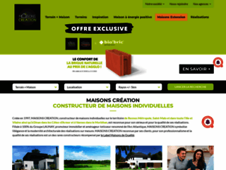 Détails : Maisons Création - Le constructeur de maisons individuelles 100% BBC à Rennes