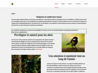 Détails : Mangeoire d'oiseaux artisanales en bois