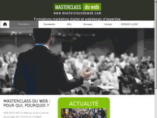 Masterclass du web : formation et stratégies en marketing digital
