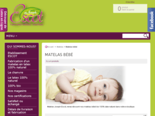 Détails : Matelas bébé bio