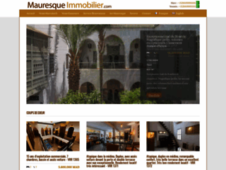 Détails : Mauresque Immobilier : agence immobiliere marrakech