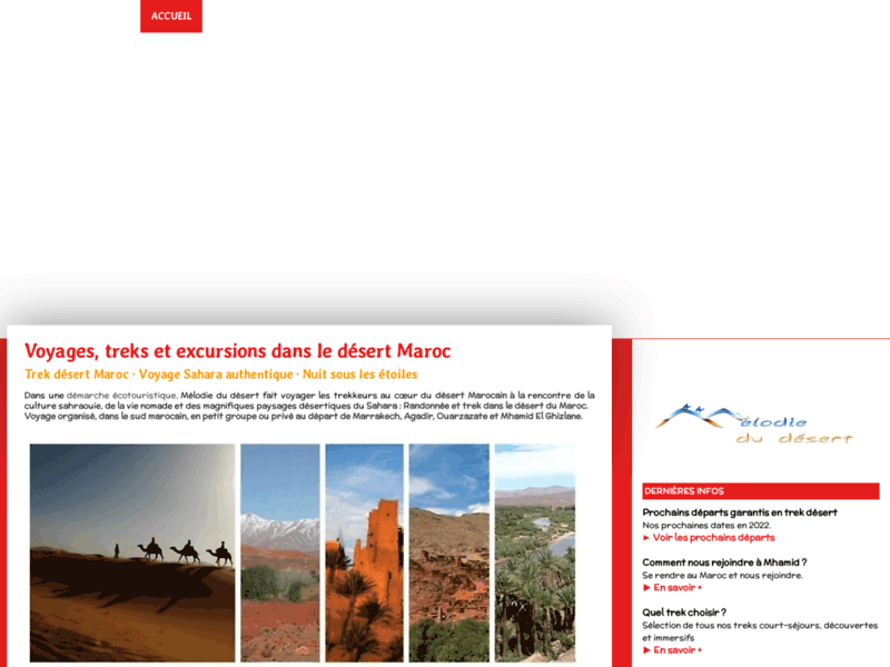 Trekking désert Maroc - Voyage aventure