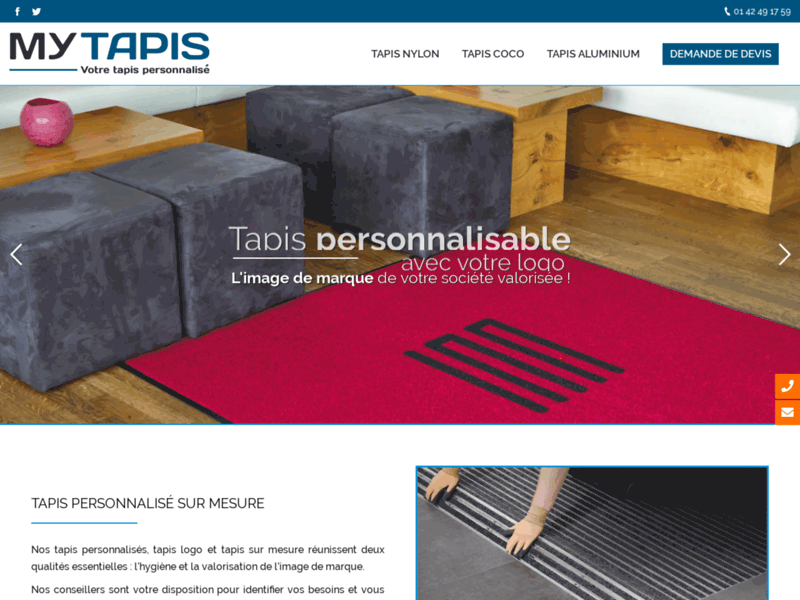 Mytapis.com : Tapis personnalisés design et sur mesure