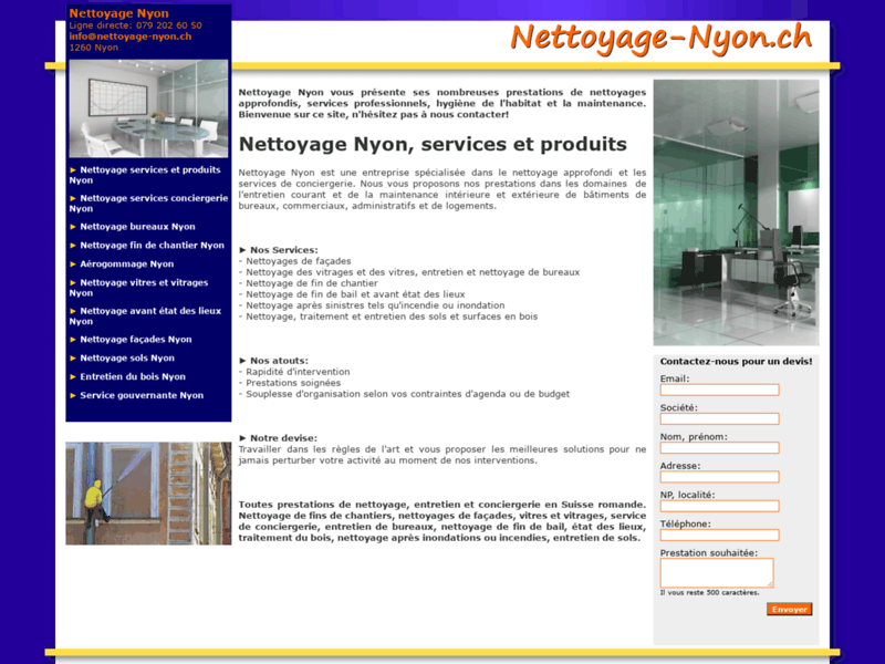 Nettoyage Nyon, société de nettoyage à Nyon