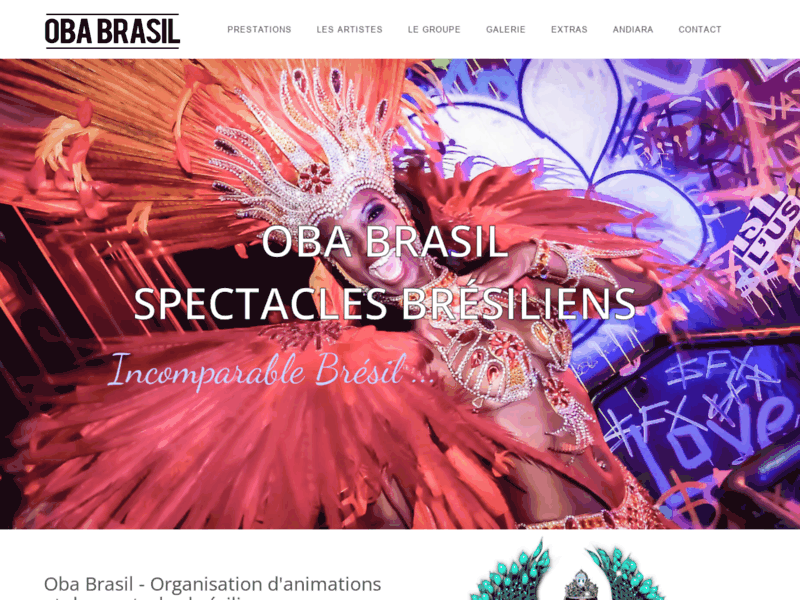 Danseuses bresiliennes - Revue brésilienne -  Oba Brasil