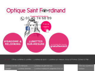 Détails : Optique Saint Ferdinand, magasin d’optique, Paris