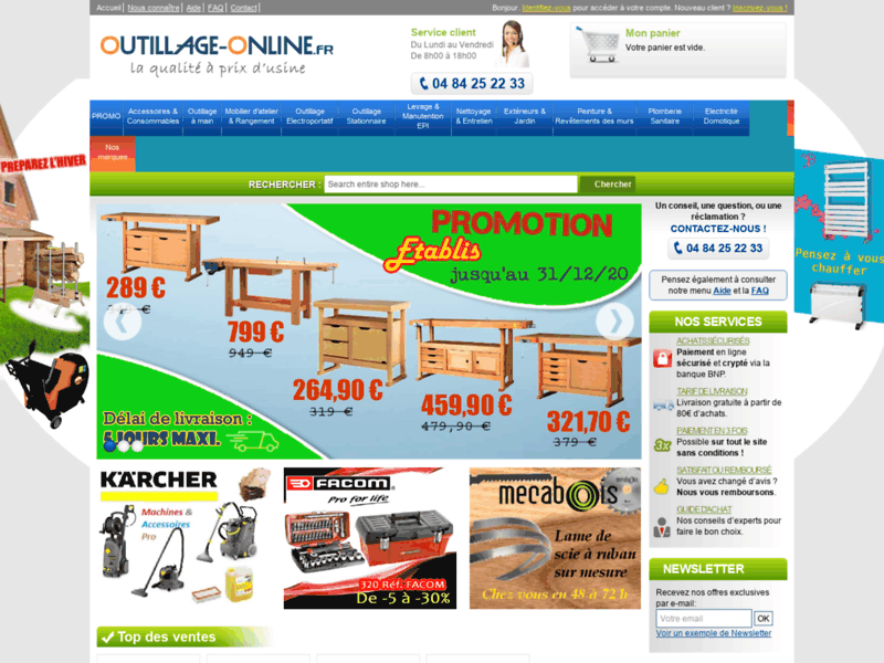 Outils - outillage online