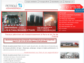 Détails : Petrole Assainissement Dépollution Paris IDF Normandie