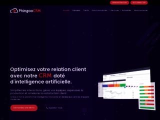 Détails : PhingooCRM solution CRM basée sur le Cloud pour les call centes