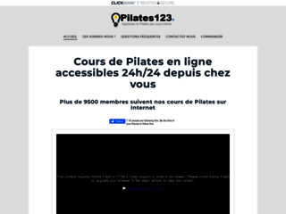 Détails : Pilates123.fr : la nouvelle manière de faire du pilâtes