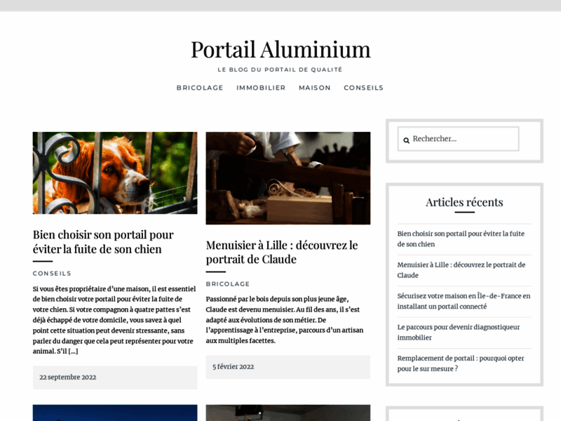 Porteo aluminium - Site de vente de portail aluminium