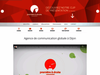 Détails : Agence Première à droite Communication Dijon