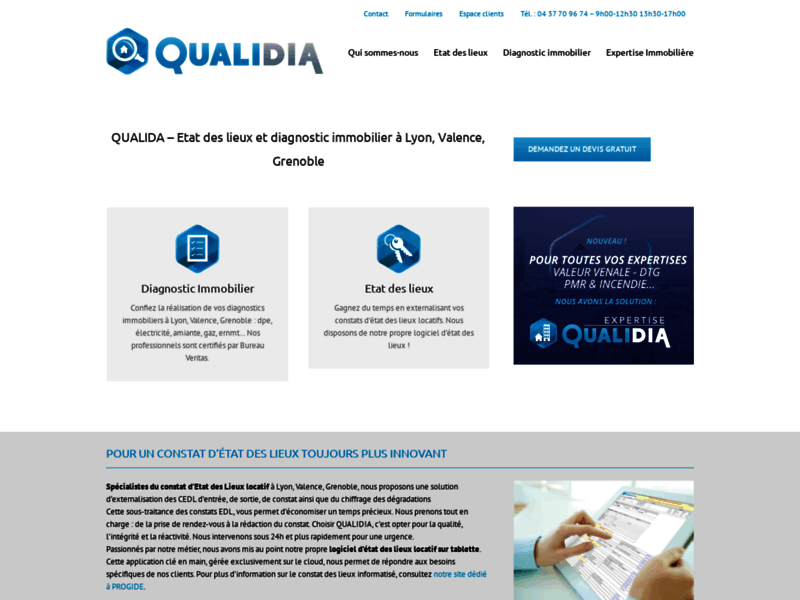 Qualidia – Etat des lieux à Lyon et diagnostic immobilier