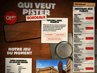 Détails : Les jeux de piste de Quiveutpister Bordeaux