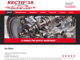 Détails : Rectification de pièces de moteurs de véhicules en Isère (38), Rectif 38