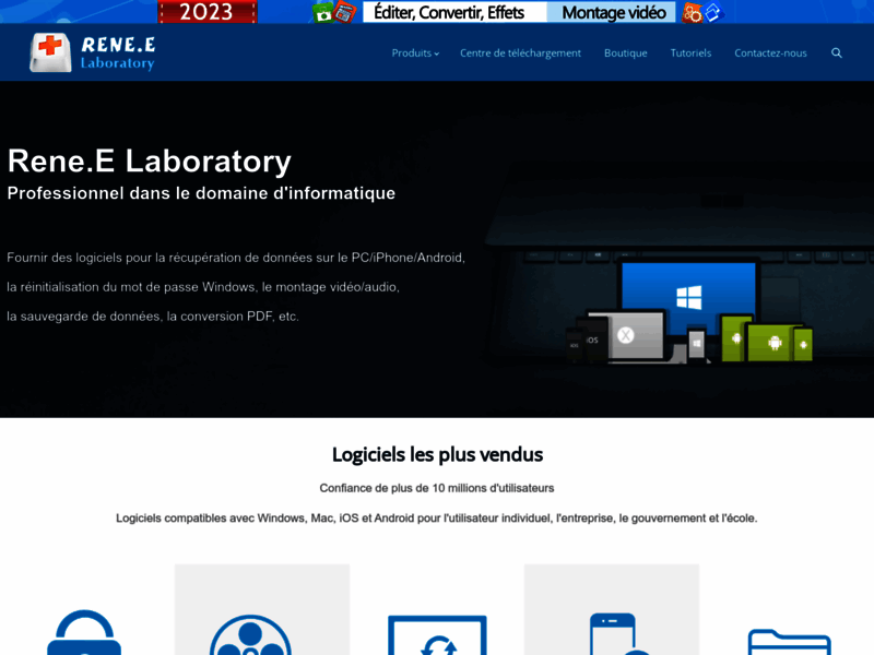 Rene.E Laboratory - Fournisseur des logiciels