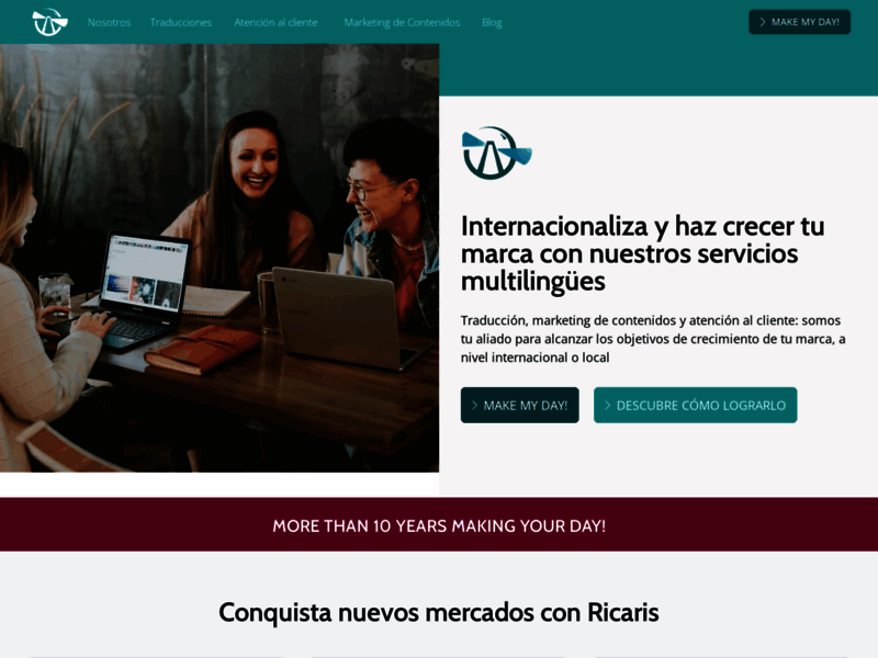 Ricaris - Services Externalisation - Traduction