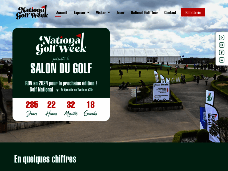 Site Officiel du Salon du Golf de Paris