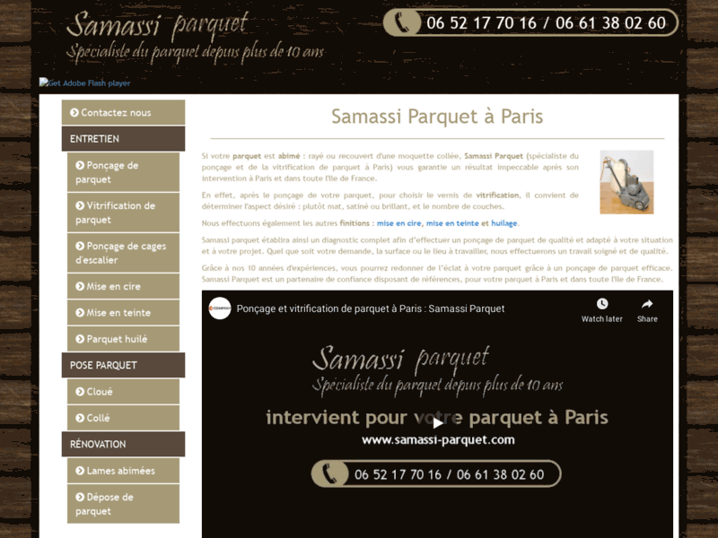 Ponçage parquet Paris – Samassi Parquet
