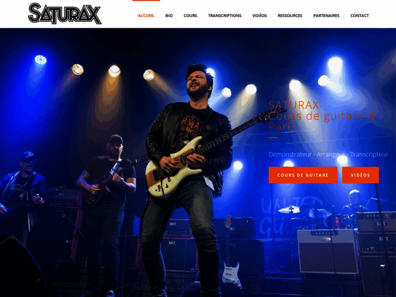 Saturax - Professeur de guitare à Paris