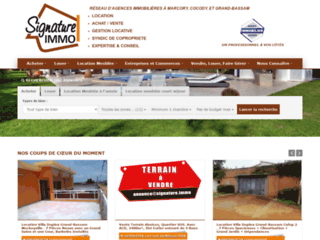 Détails : Signature Immobilier, agence immobiliere en Cote d Ivoire