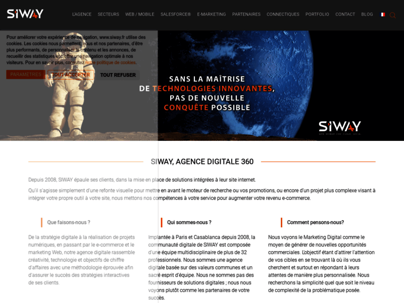 SiWay - réalisation de sites internet