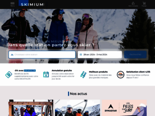 Détails : Location ski en ligne Skimium
