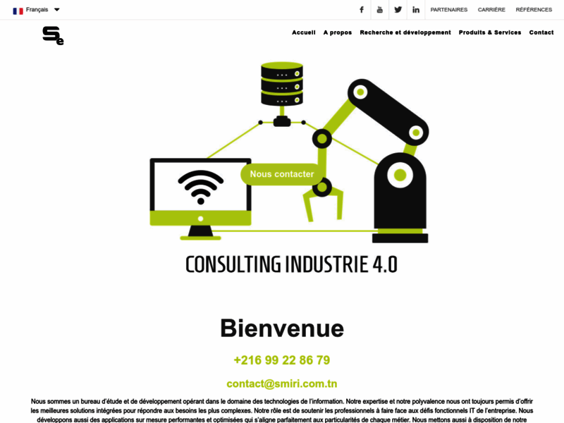 Création Site Web Tunisie Smiri Engineering