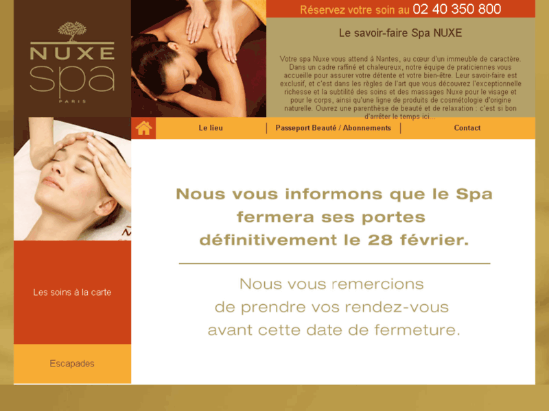 Hammam et massage à Nantes - Spa Nuxe
