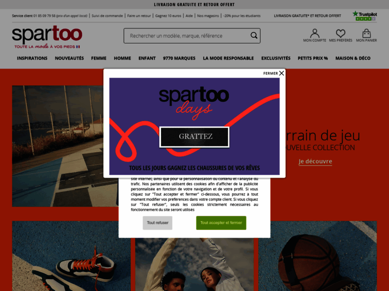Spartoo.com, le site spécialiste de la chaussure