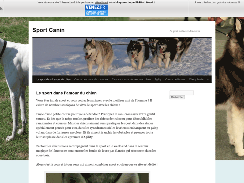 Sport Canin | Le Sport dans l'amour du chien