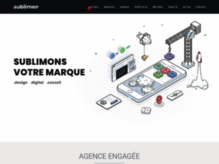 Détails : Agence web, design et réalisation de site internet Sublimeo