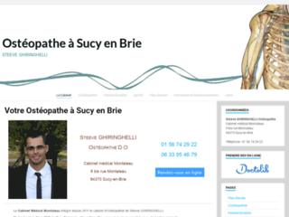 Détails : Steeve GHIRINGHELLI Ostéopathe à Sucy en Brie