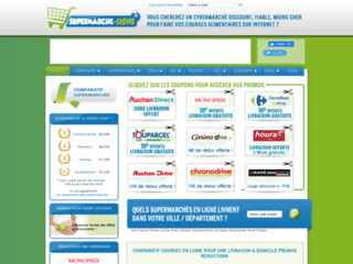 Détails : Comparatif courses en ligne supermarchés sur internet 