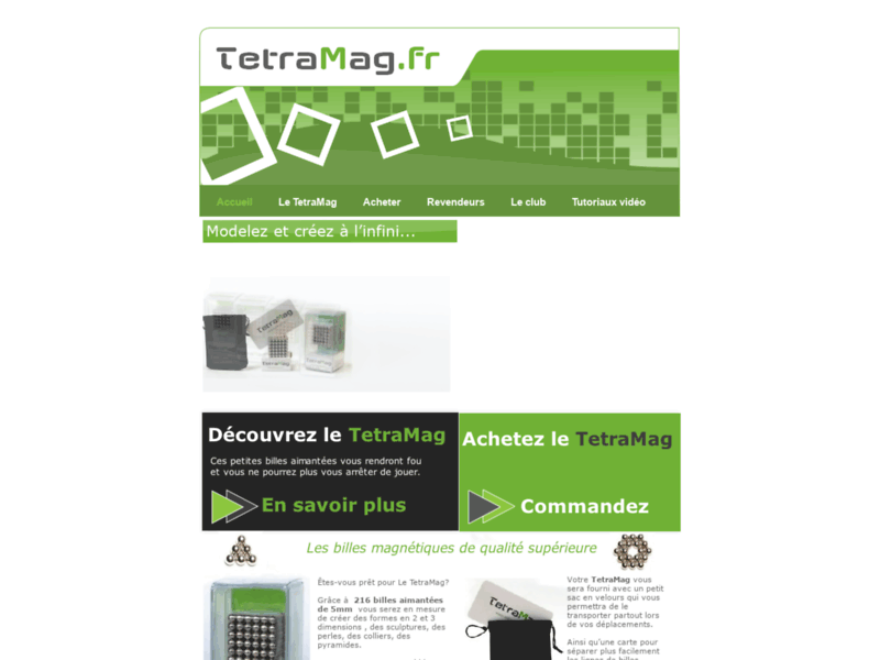 Tetramag : le néocube aimanté