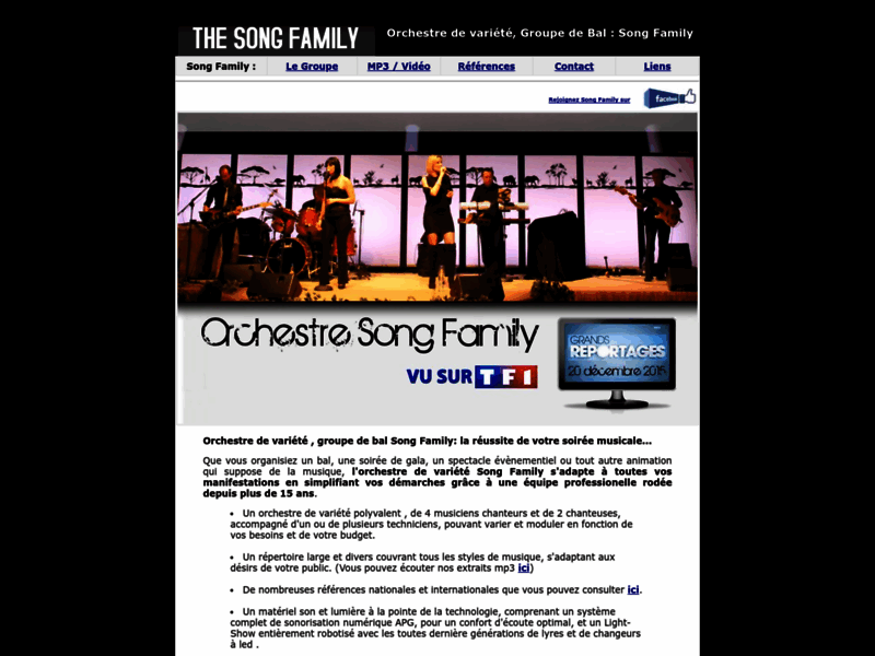 Song Family l'orchestre de variété internationale