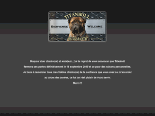 Détails :  Élevage de chien de race bullmastiff