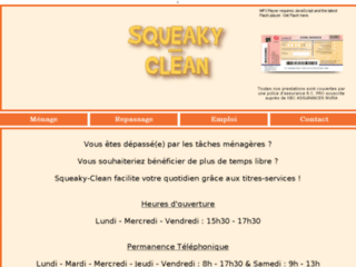 Détails : Titres-Services | Squeaky-Clean