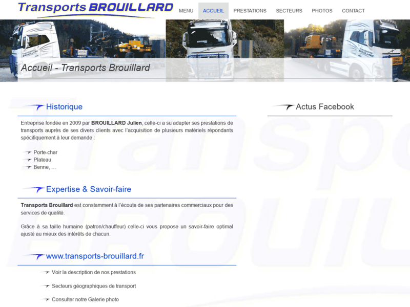 Transports Brouillard - Transport exceptionnel en Savoie Rhone-Alpes