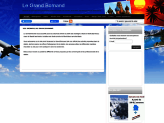 Détails : Vacances le Grand Bornand : toute l'actualité, bons plans et locations