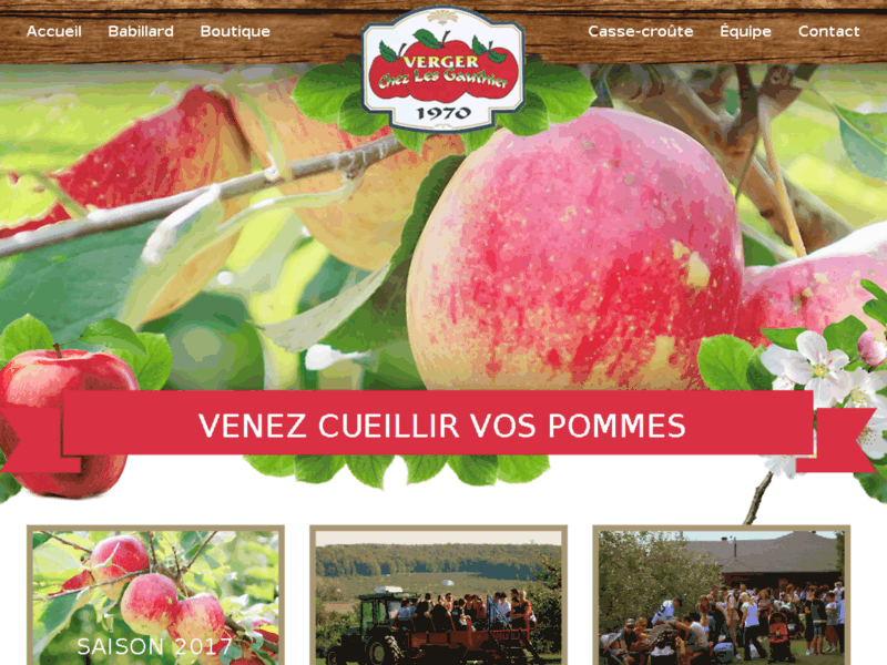 Autocueillette de pommes st-joseph-du-lac